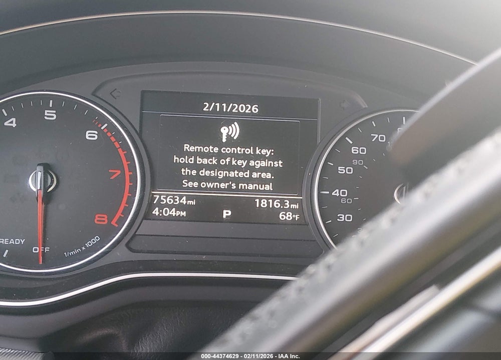 2017 AUDI A4 2.0T PREMIUM VIN: WAUANAF46HN066621