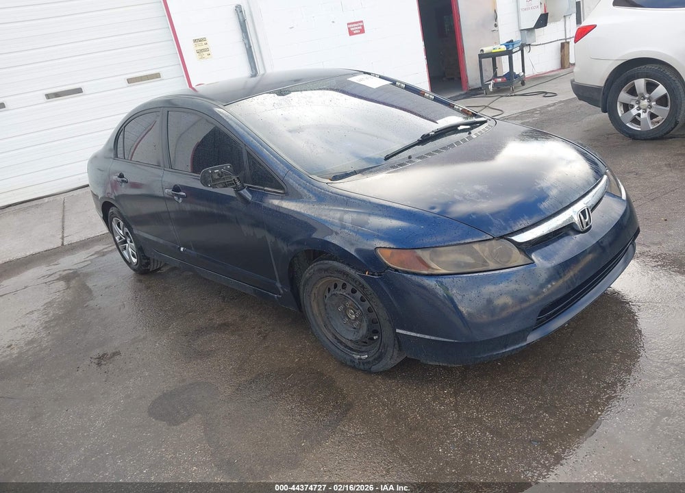 2007 HONDA CIVIC LX VIN: 1HGFA16587L084563
