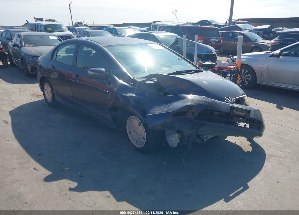 2008 HONDA CIVIC HYBRID VIN: JHMFA36248S027556