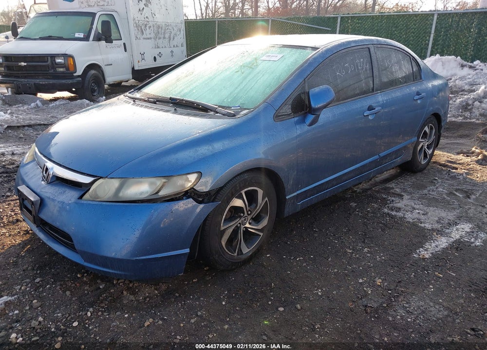 2006 HONDA CIVIC LX VIN: 2HGFA16576H504213