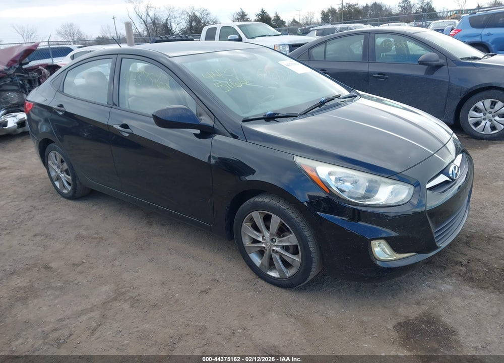 2013 HYUNDAI ACCENT GLS VIN: KMHCU4AEXDU306958