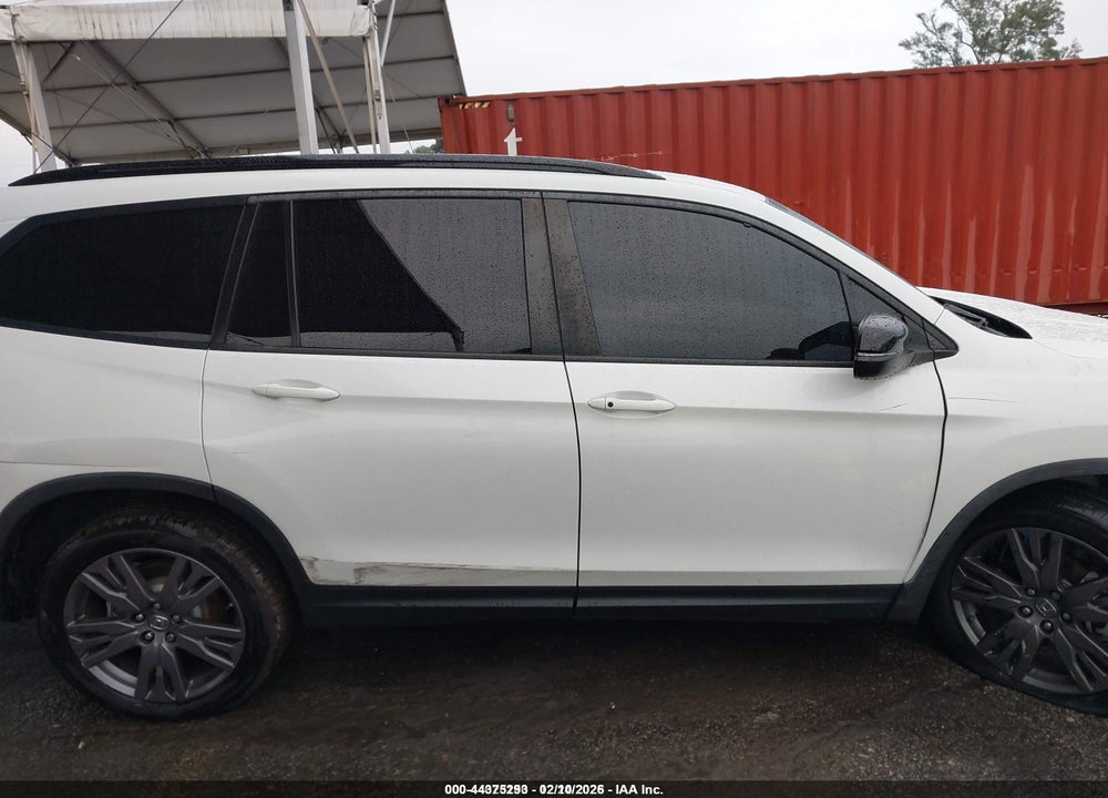 2022 HONDA PILOT 2WD SPORT VIN: 5FNYF5H33NB007465