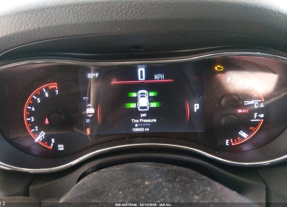 2015 DODGE DURANGO LIMITED VIN: 1C4RDJDG4FC870043
