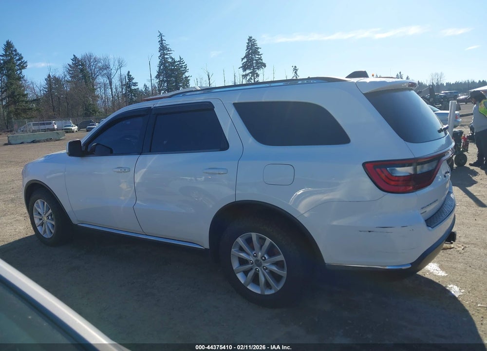 2014 DODGE DURANGO SXT VIN: 1C4RDJAG8EC308536