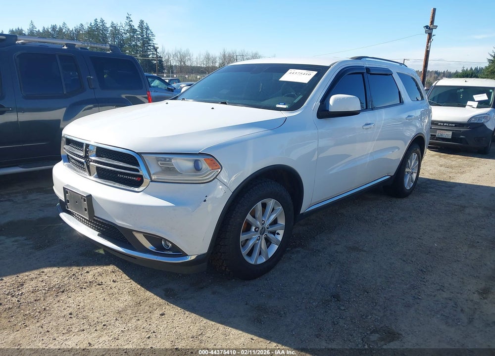 2014 DODGE DURANGO SXT VIN: 1C4RDJAG8EC308536