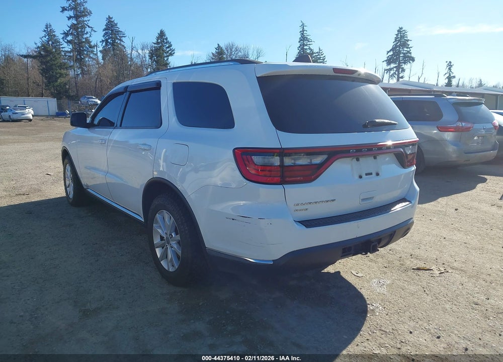 2014 DODGE DURANGO SXT VIN: 1C4RDJAG8EC308536