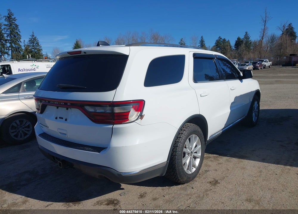 2014 DODGE DURANGO SXT VIN: 1C4RDJAG8EC308536