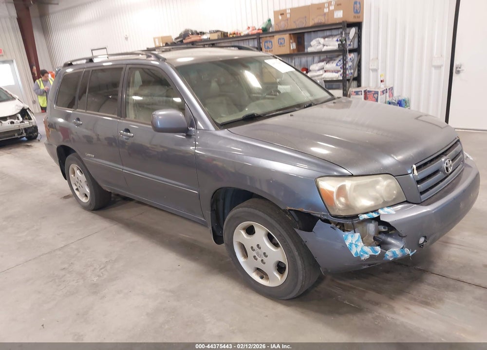 2006 TOYOTA HIGHLANDER LIMITED V6 VIN: JTEEP21A160184051