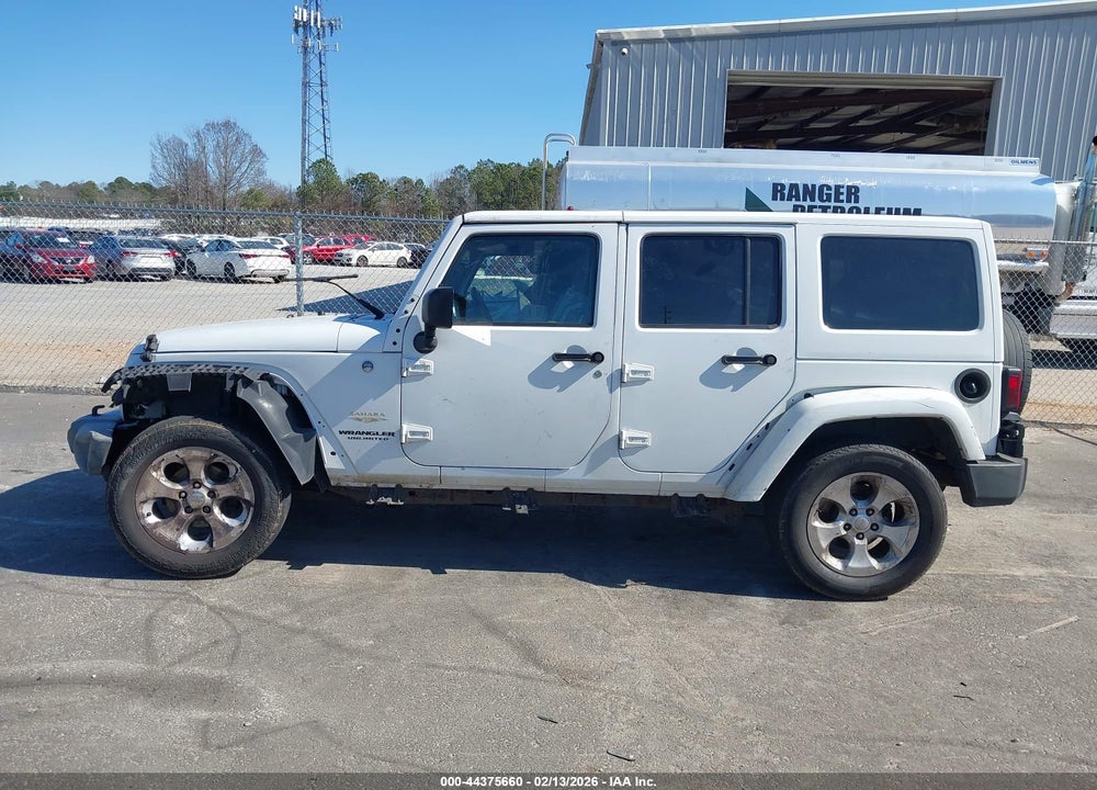 2014 JEEP WRANGLER UNLIMITED SAHARA VIN: 1C4BJWEG9EL107293