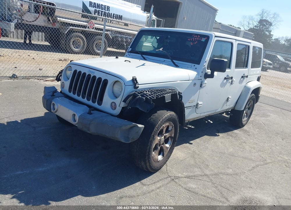 2014 JEEP WRANGLER UNLIMITED SAHARA VIN: 1C4BJWEG9EL107293