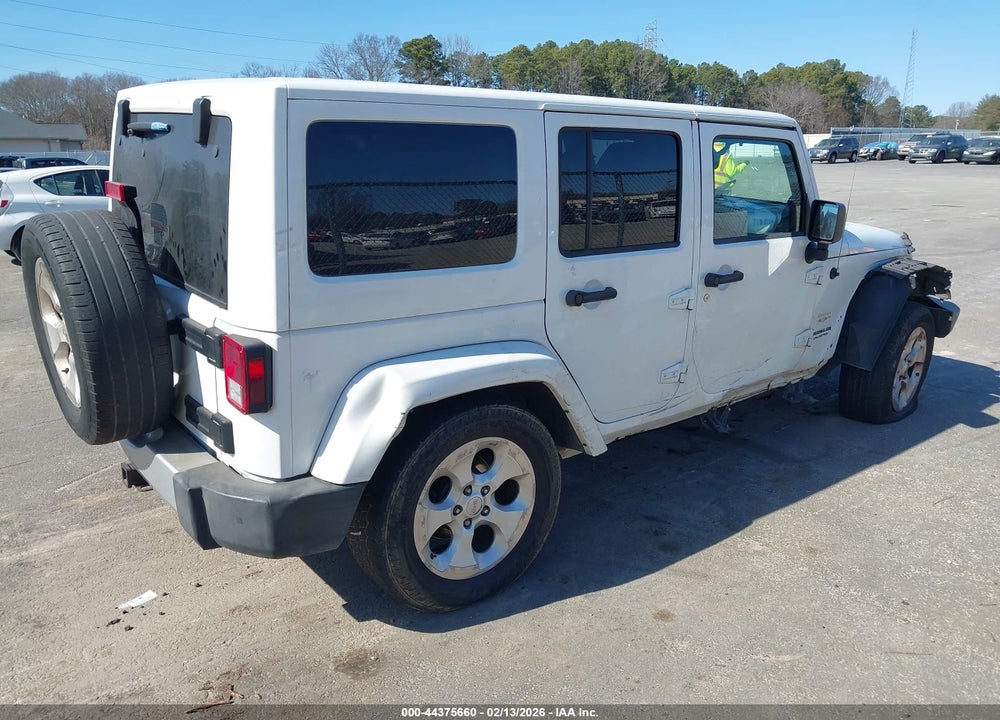2014 JEEP WRANGLER UNLIMITED SAHARA VIN: 1C4BJWEG9EL107293