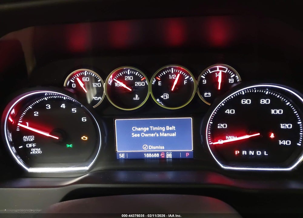 2020 CHEVROLET SILVERADO 1500 4WD  SHORT BED RST VIN: 3GCUYEET2LG220072