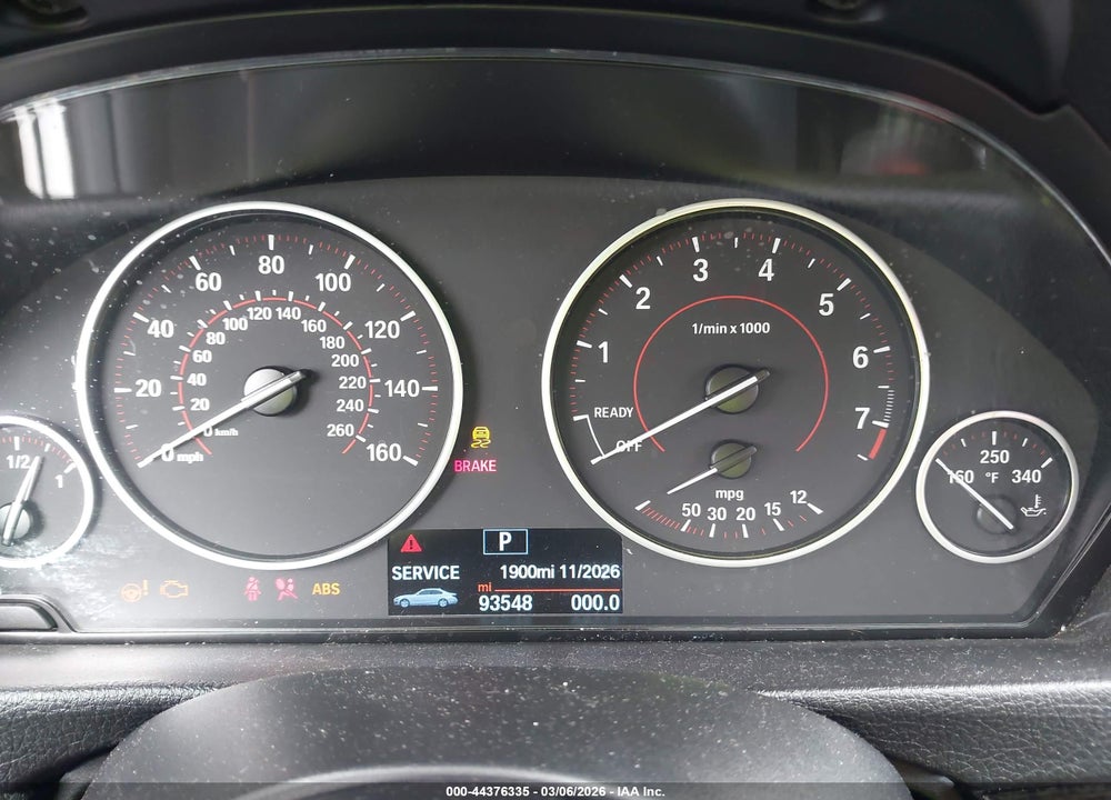 2016 BMW 340I VIN: WBA8B3G57GNT91738