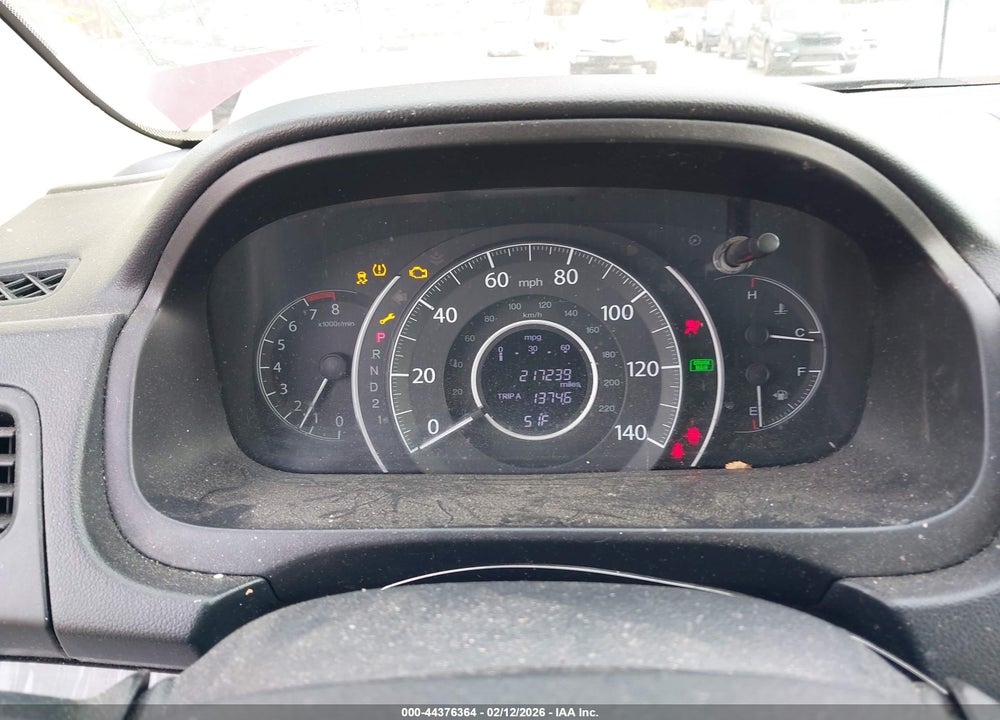 2013 HONDA CR-V EX-L VIN: 5J6RM4H75DL026399