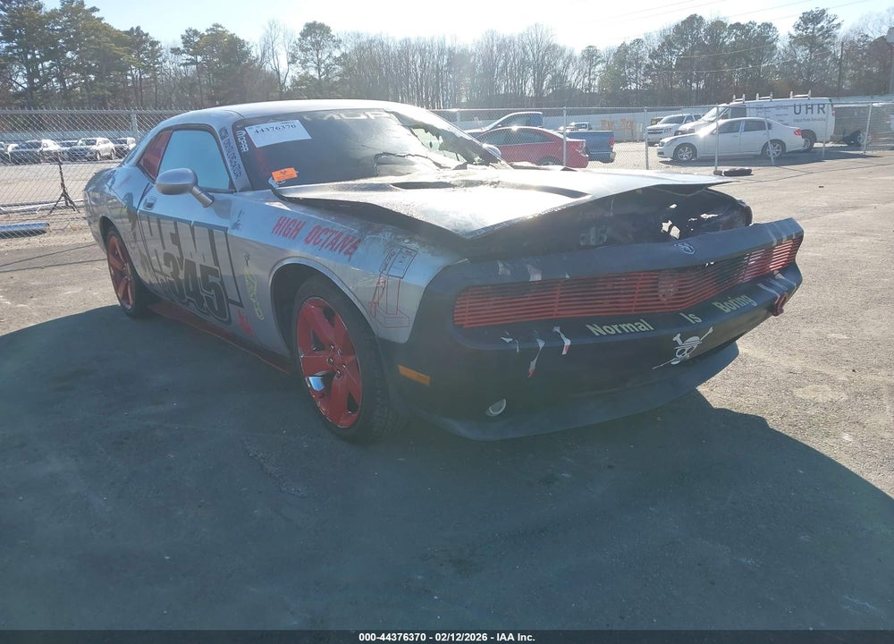 2010 DODGE CHALLENGER R/T VIN: 2B3CJ5DT7AH139407
