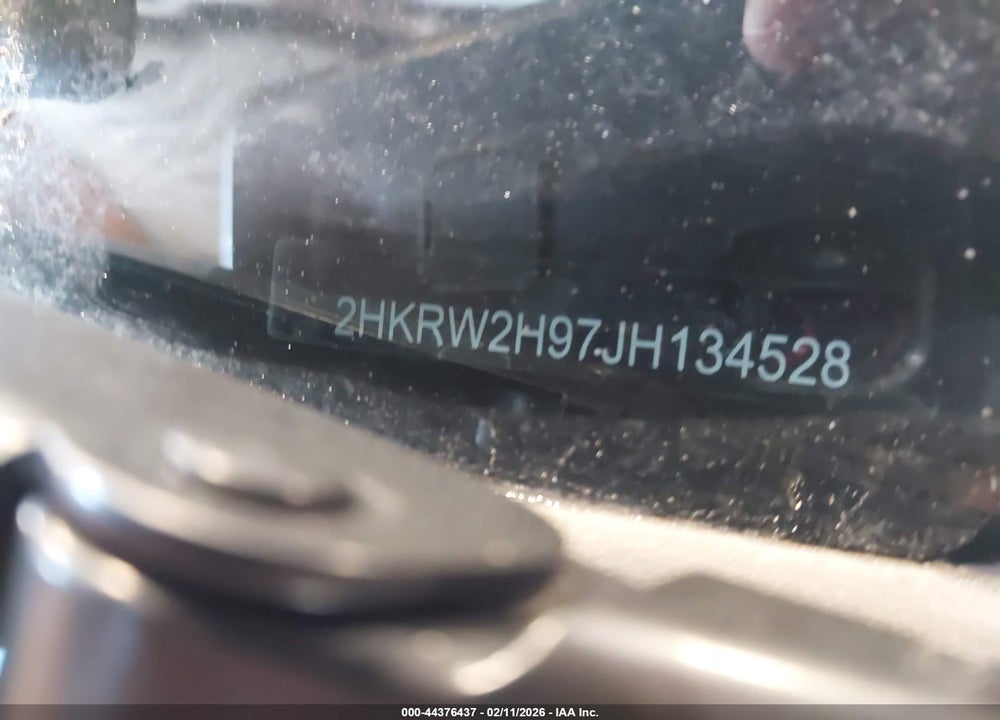 2018 HONDA CR-V TOURING VIN: 2HKRW2H97JH134528