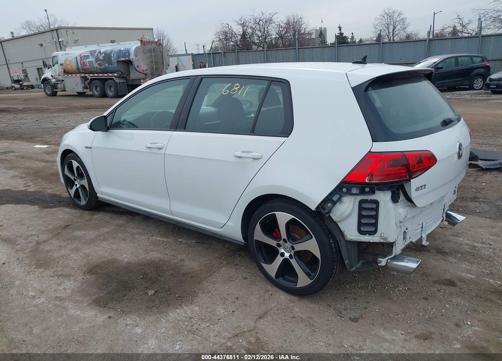 2017 VOLKSWAGEN GOLF GTI AUTOBAHN 4-DOOR/S 4-DOOR/SE 4-DOOR/SPORT 4-DOOR VIN: 3VW4T7AU0HM037123
