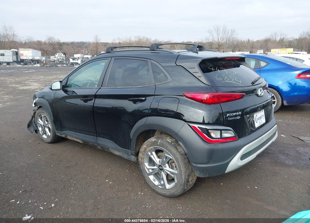 2022 HYUNDAI KONA SEL VIN: KM8K6CABXNU760795
