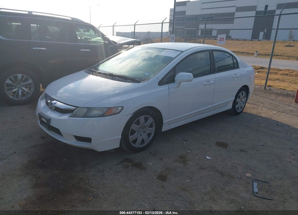 2011 HONDA CIVIC LX VIN: 19XFA1F52BE042809