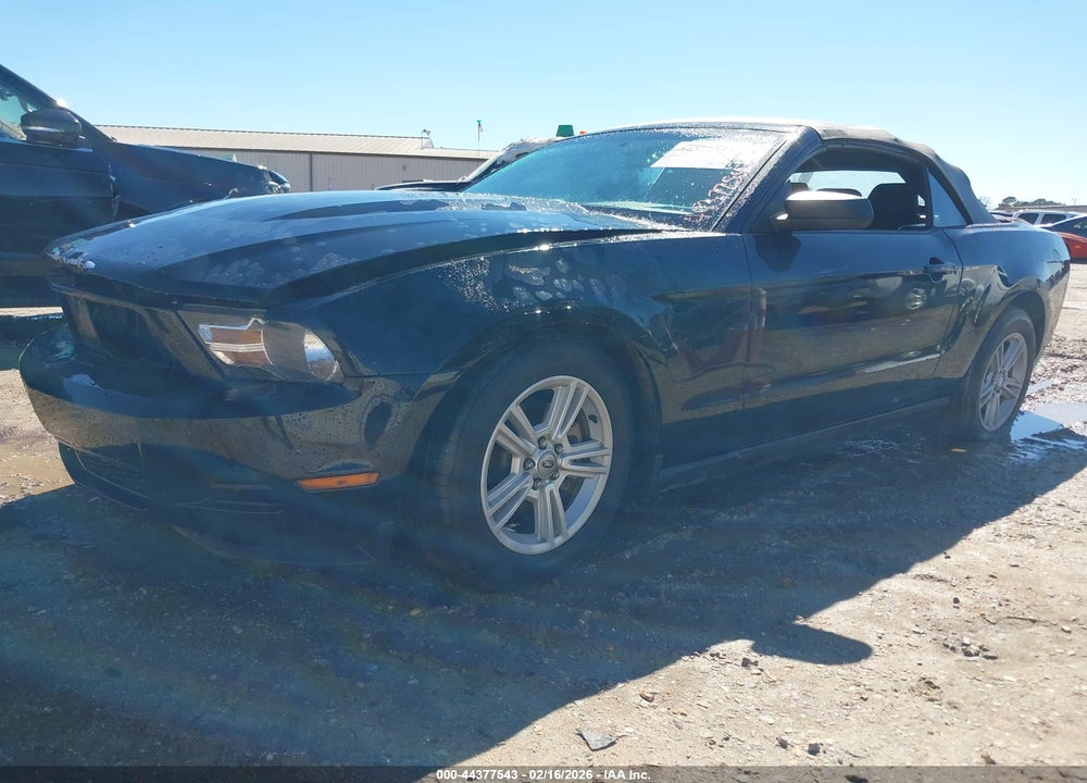 2012 FORD MUSTANG V6 VIN: 1ZVBP8EM7C5276467