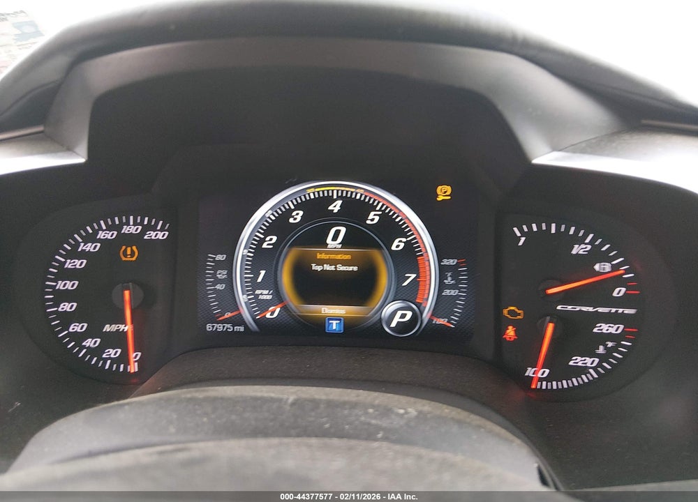 2016 CHEVROLET CORVETTE STINGRAY Z51 VIN: 1G1YM3D79G5115802