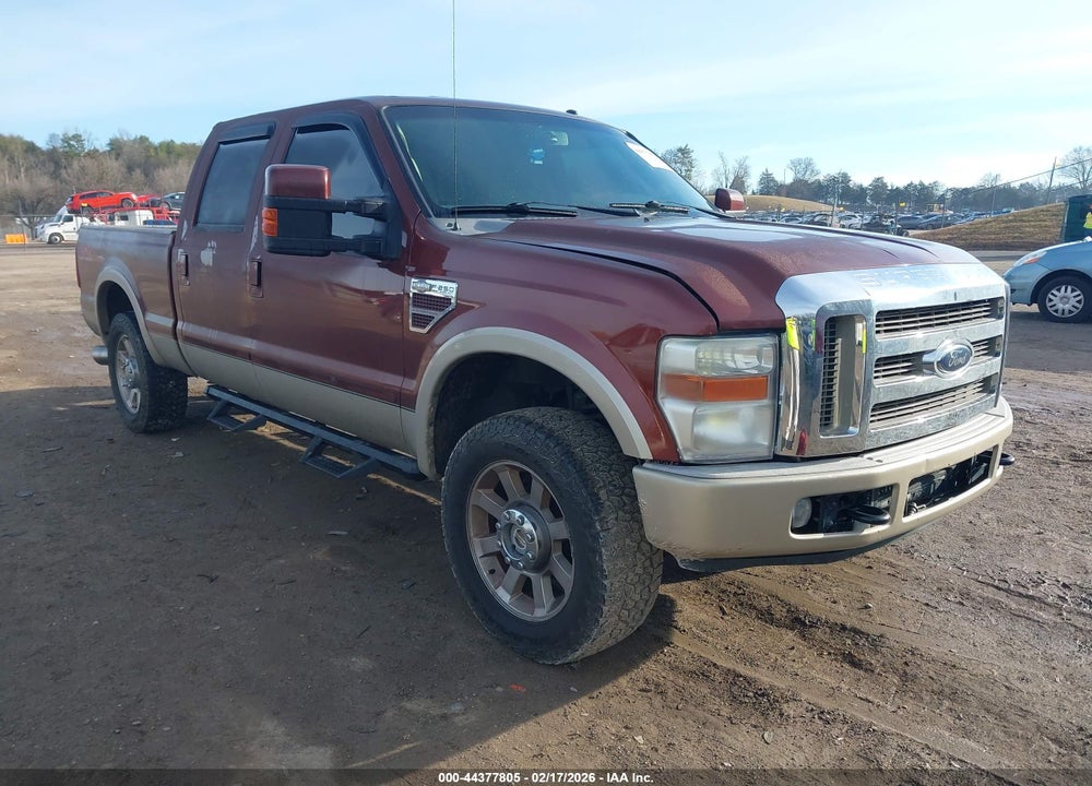 2008 FORD F-250 FX4/HARLEY-DAVIDSON/KING RANCH/LARIAT/XL/XLT VIN: 1FTSW21R08EB98271