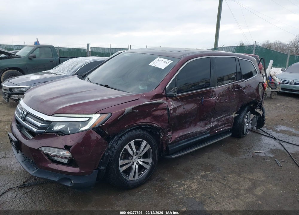 2017 HONDA PILOT EX-L VIN: 5FNYF6H5XHB022217