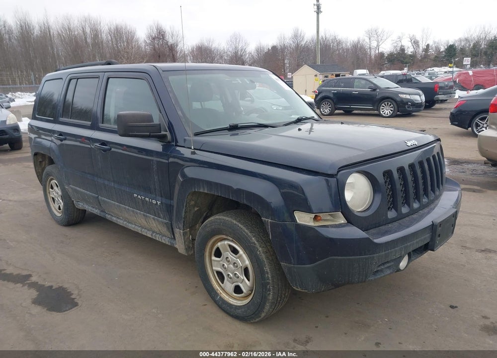 2013 JEEP PATRIOT SPORT VIN: 1C4NJRBB6DD185420