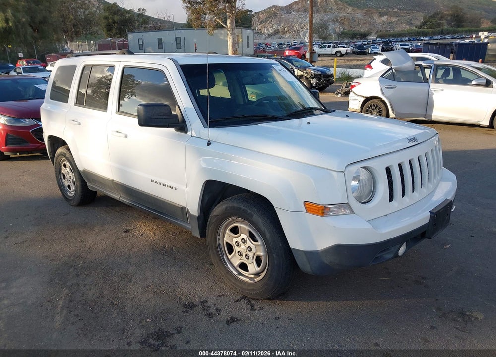 2016 JEEP PATRIOT SPORT VIN: 1C4NJPBB6GD602463