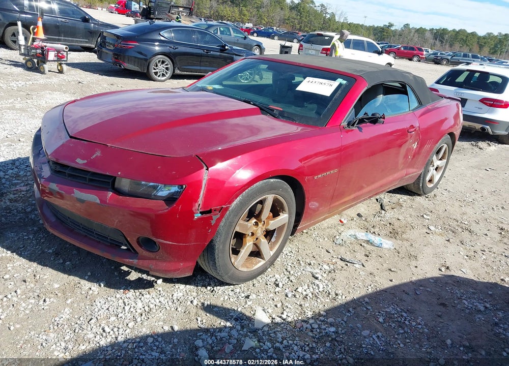 2015 CHEVROLET CAMARO 1LT VIN: 2G1FD3D39F9295207