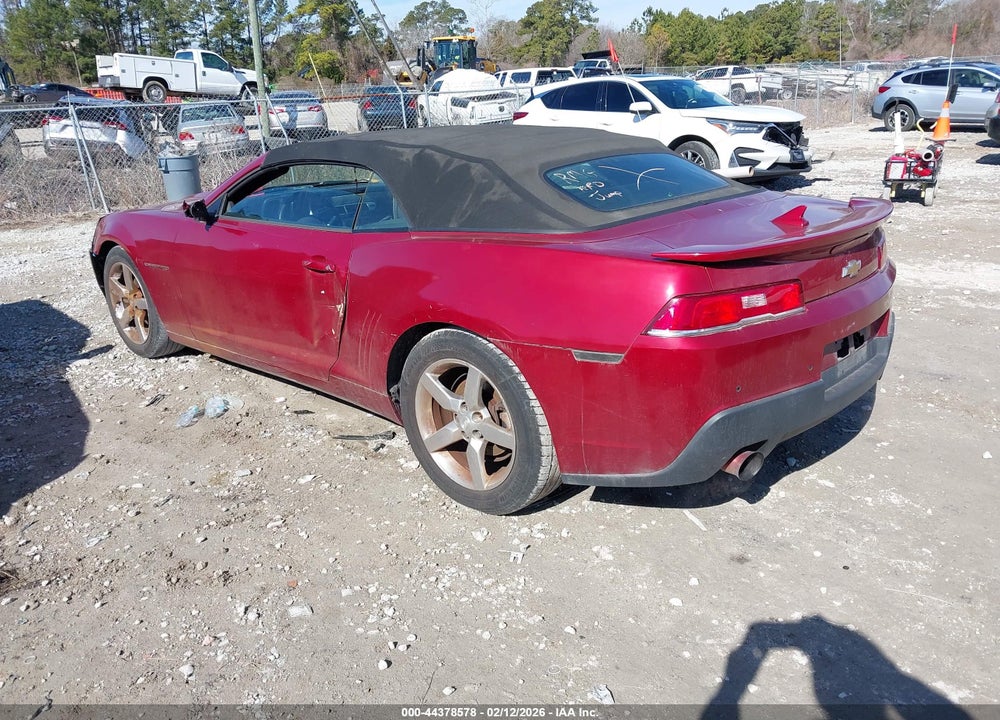 2015 CHEVROLET CAMARO 1LT VIN: 2G1FD3D39F9295207