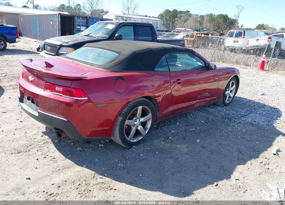 2015 CHEVROLET CAMARO 1LT VIN: 2G1FD3D39F9295207