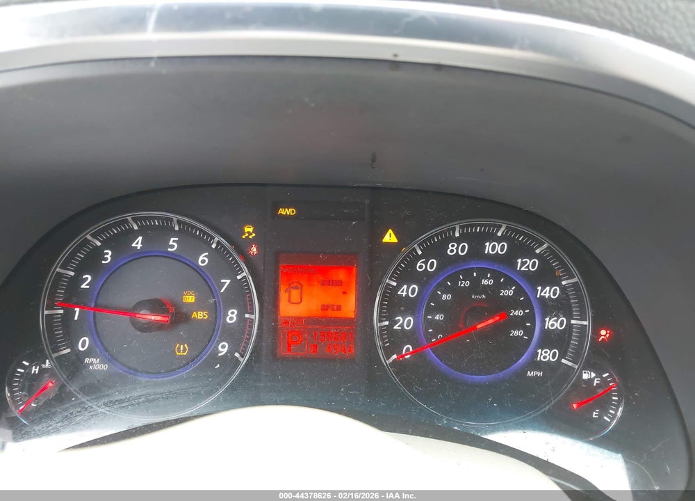 2010 INFINITI FX35 VIN: JN8AS1MW8AM853117