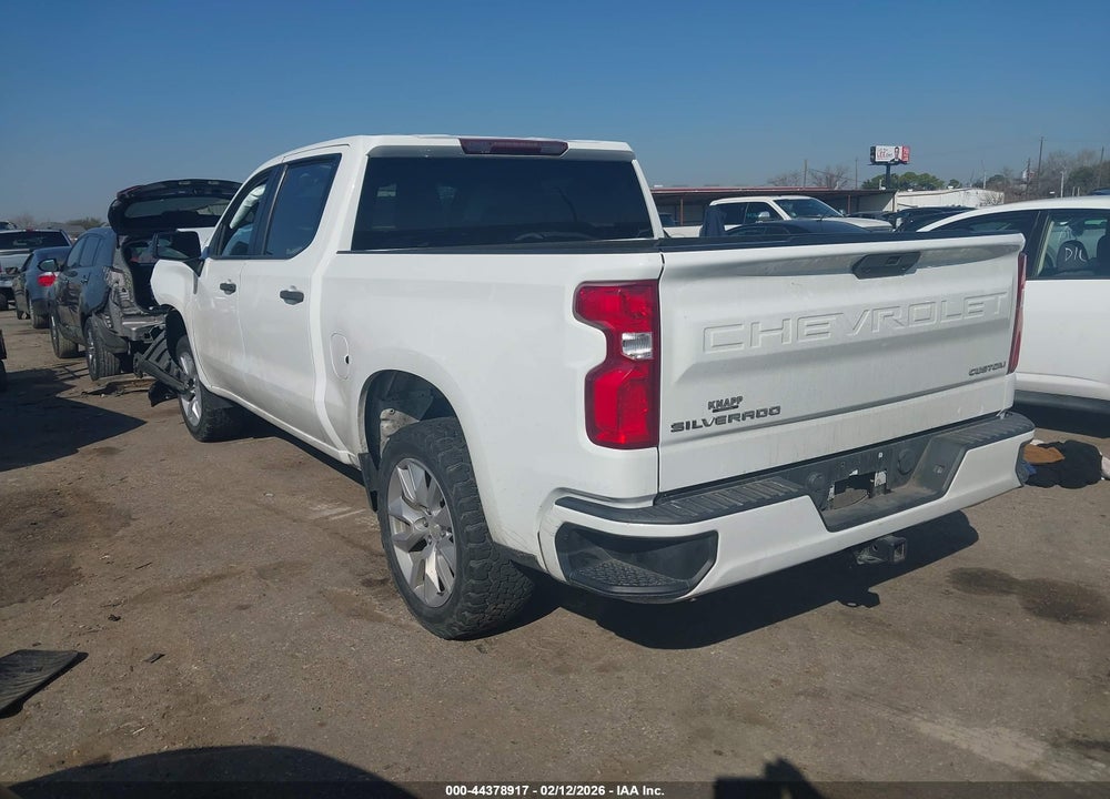 2021 CHEVROLET SILVERADO 1500 2WD  SHORT BED CUSTOM VIN: 3GCPWBEK8MG280545