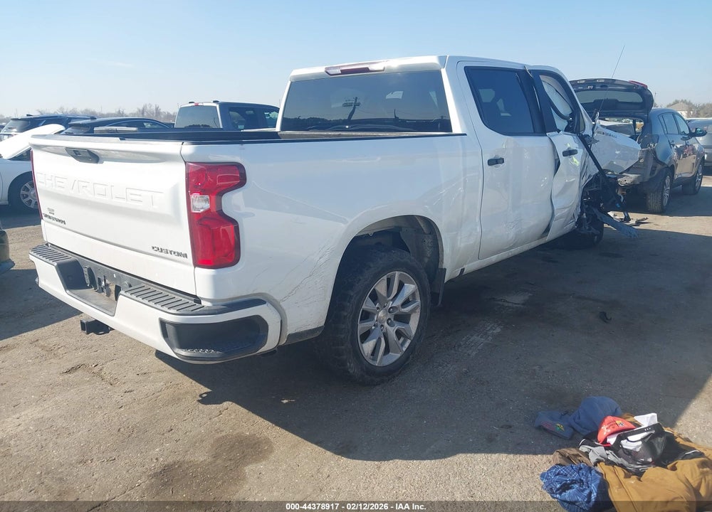 2021 CHEVROLET SILVERADO 1500 2WD  SHORT BED CUSTOM VIN: 3GCPWBEK8MG280545