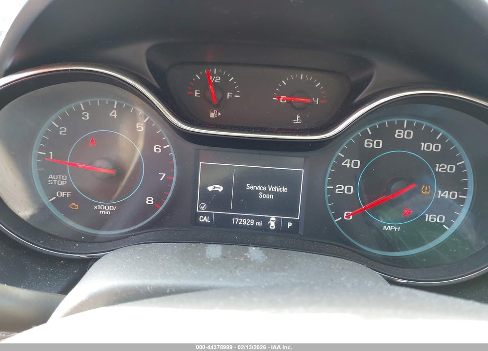 2016 CHEVROLET CRUZE LT AUTO VIN: 1G1BE5SM1G7278049