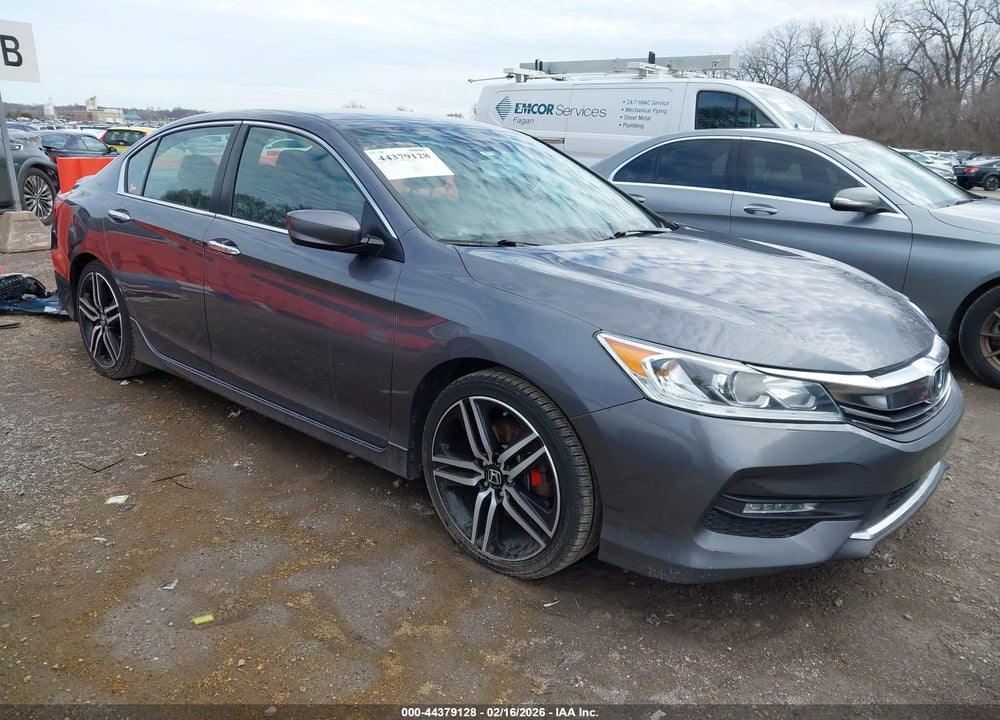 2017 HONDA ACCORD SPORT VIN: 1HGCR2F63HA121896