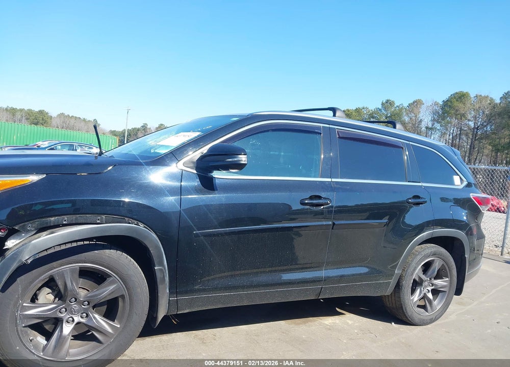 2014 TOYOTA HIGHLANDER LIMITED V6 VIN: 5TDDKRFH5ES032444