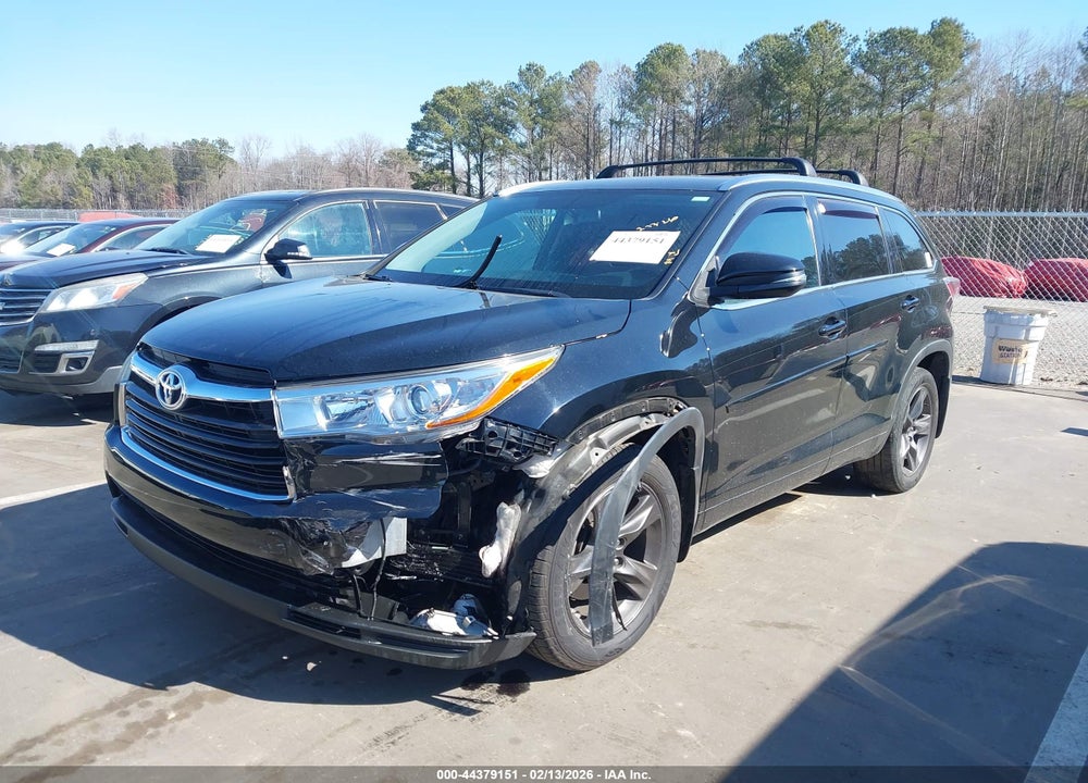 2014 TOYOTA HIGHLANDER LIMITED V6 VIN: 5TDDKRFH5ES032444