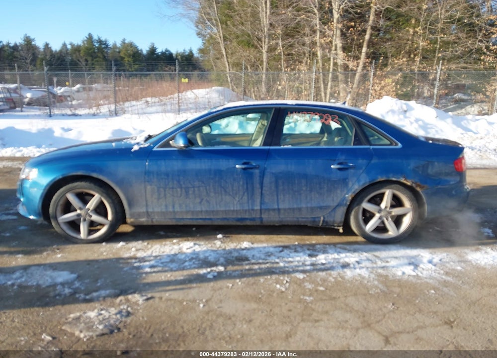 2009 AUDI A4 2.0T PREMIUM VIN: WAUMF78K19N047209