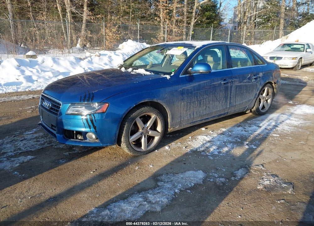 2009 AUDI A4 2.0T PREMIUM VIN: WAUMF78K19N047209
