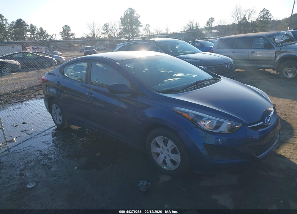 2016 HYUNDAI ELANTRA SE VIN: 5NPDH4AE8GH701099