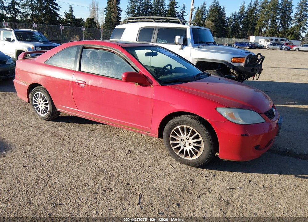 2005 HONDA CIVIC EX VIN: 1HGEM22915L053198