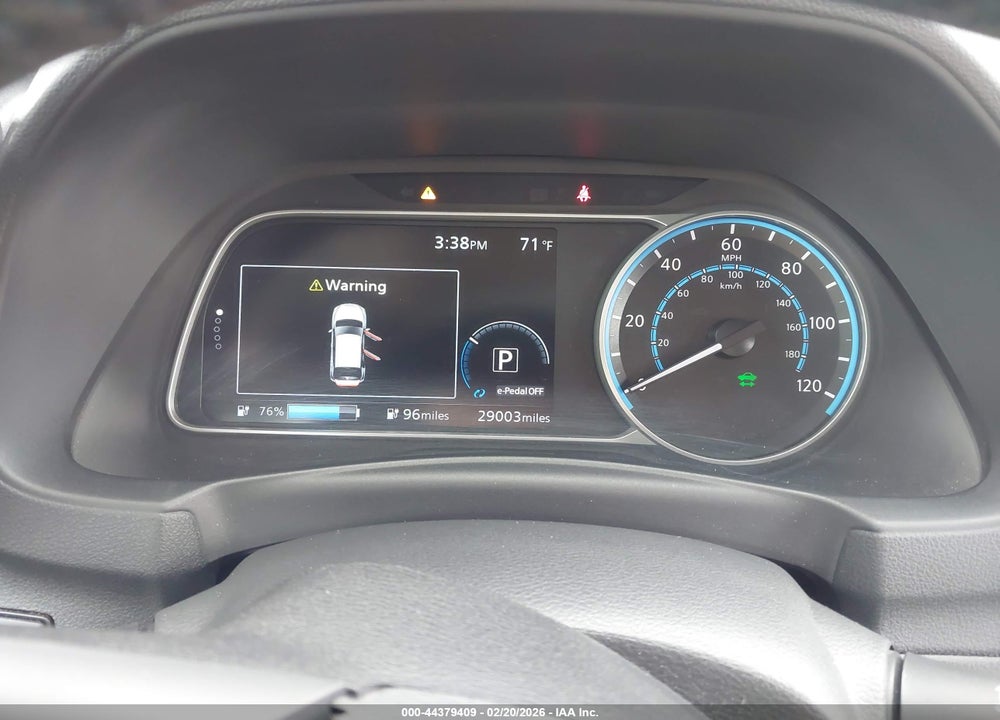 2020 NISSAN LEAF SV 40 KWH VIN: 1N4AZ1CP9LC308883
