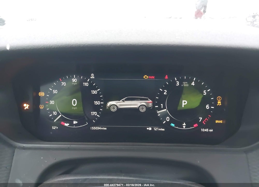 2022 LAND ROVER RANGE ROVER VELAR P250 S VIN: SALYJ2EX8NA345353