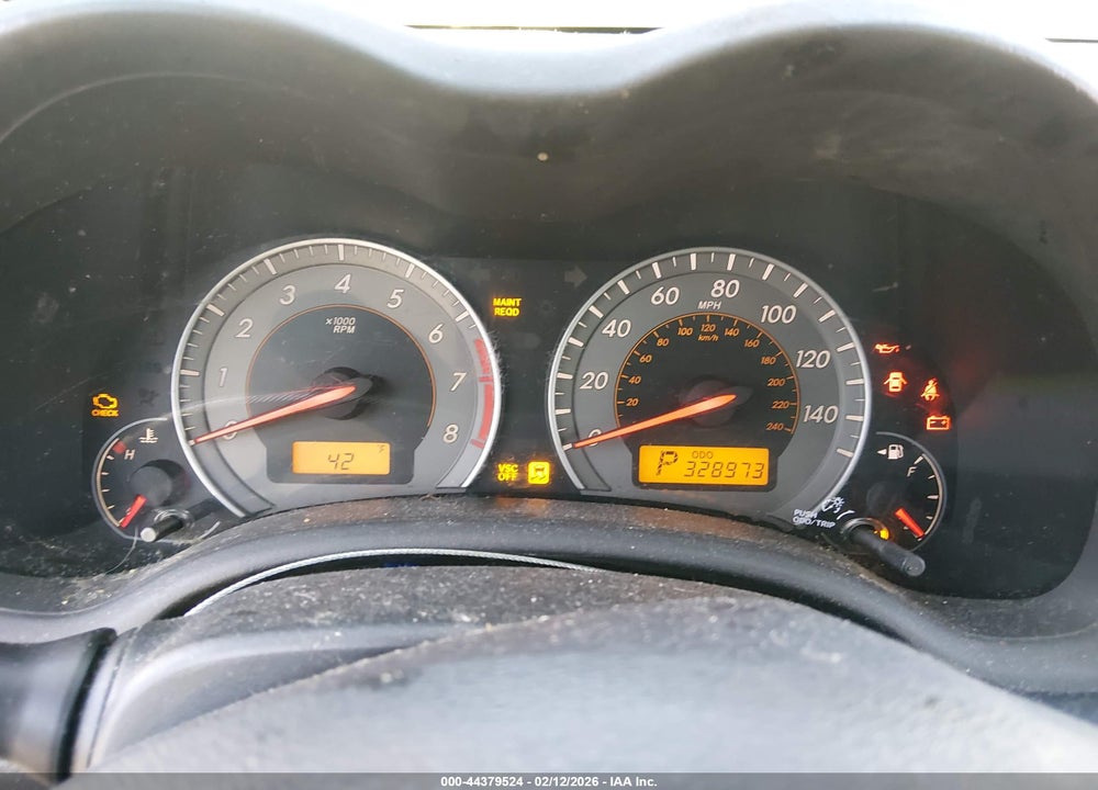 2010 TOYOTA COROLLA S VIN: 2T1BU4EE8AC307240