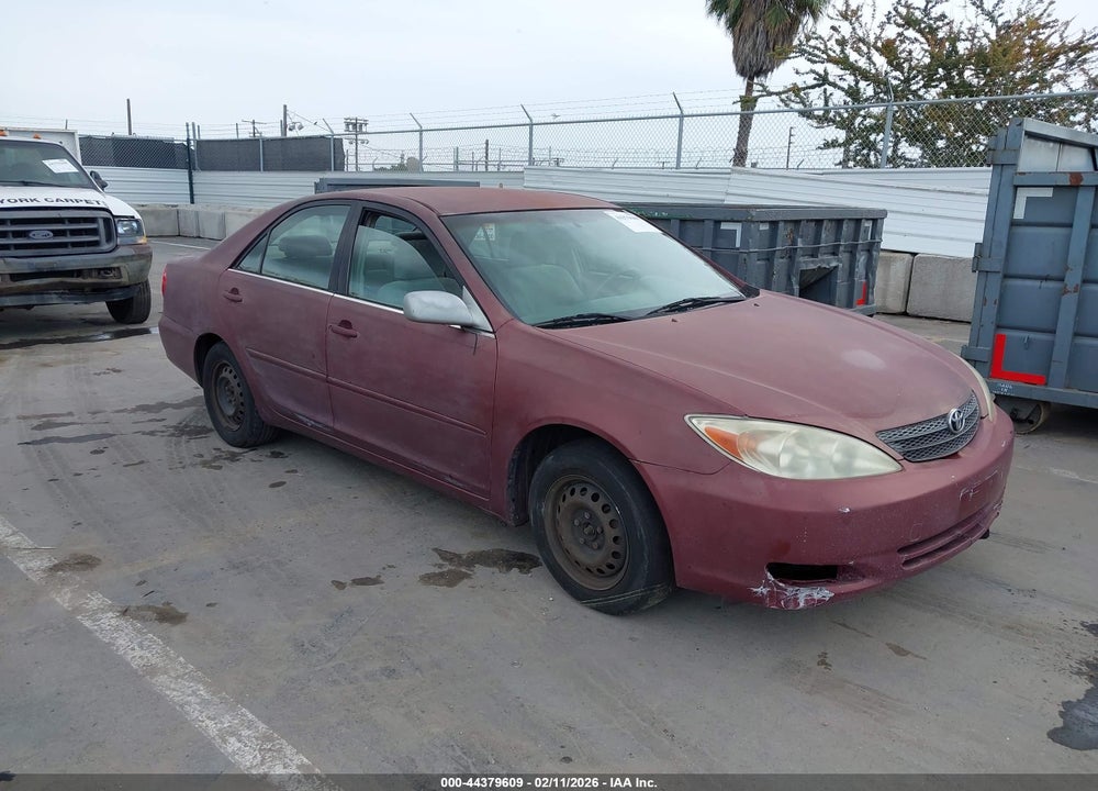 2002 TOYOTA CAMRY LE VIN: JTDBE32K620091966