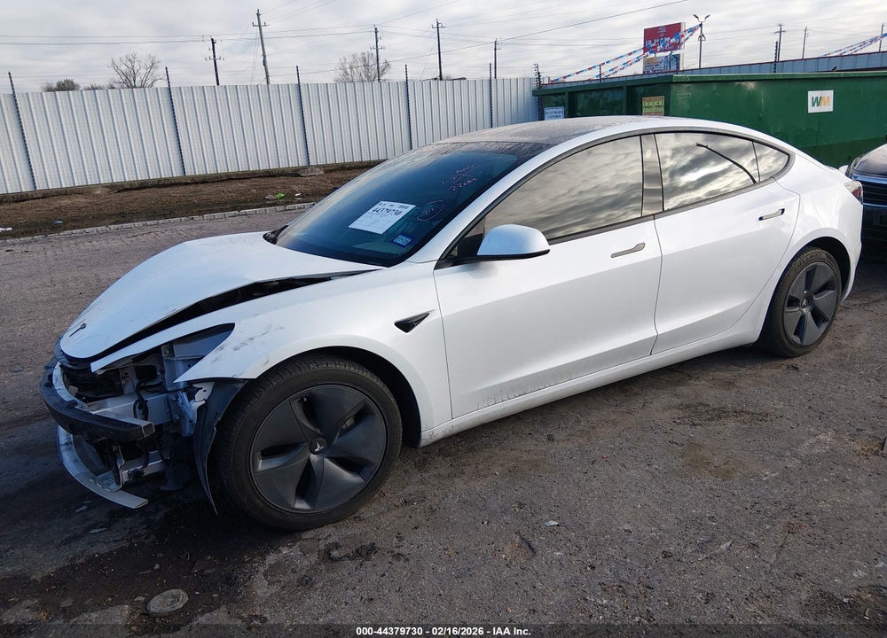 2021 TESLA MODEL 3 STANDARD RANGE PLUS REAR-WHEEL DRIVE VIN: 5YJ3E1EA2MF928602