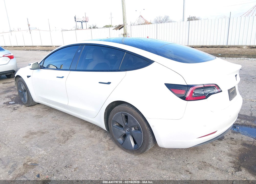 2021 TESLA MODEL 3 STANDARD RANGE PLUS REAR-WHEEL DRIVE VIN: 5YJ3E1EA2MF928602