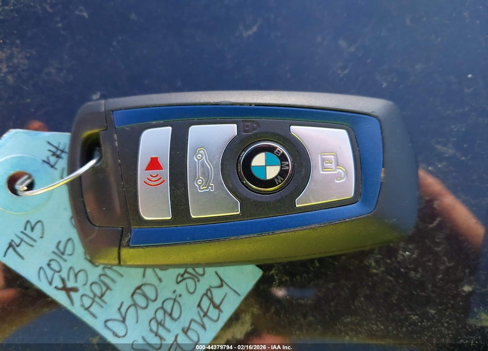 2015 BMW X3 XDRIVE28I VIN: 5UXWX9C54F0D50078